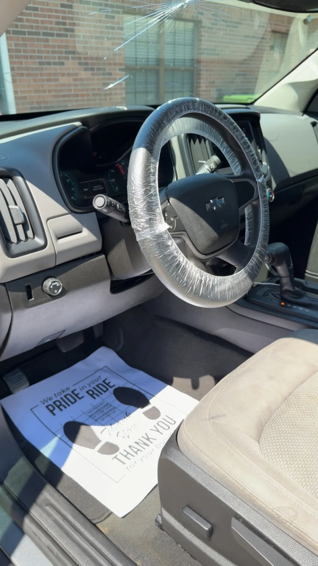 Vehicle interior after Great Smokey Detailing interior reset